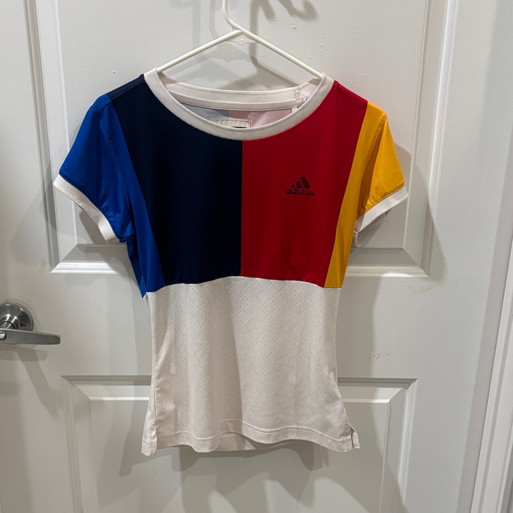 adidas Multicolor Blocked Women's Top